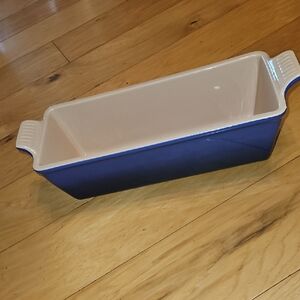 Le Creuset Indigo and Cream Loaf Pan